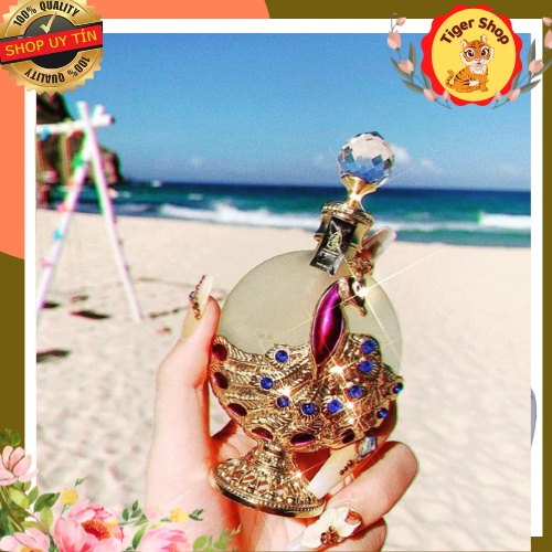 Tinh dầu nước hoa Dubai Công Phượng Hoàng Gold Chính Hãng Cao Cấp Cho Nữ Hình Con Công Vàng Dung Tích 35ml