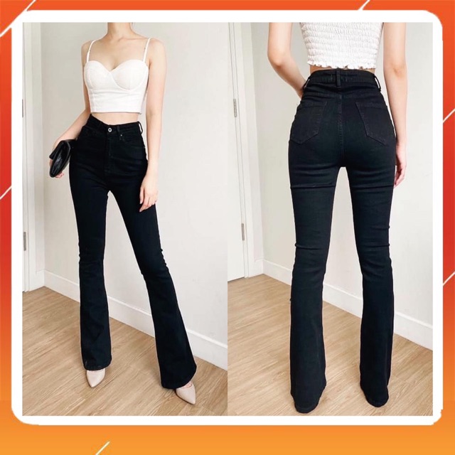[XẢ KHO - GIÁ SỐC] Quần jean LOE trơn dáng dài lưng cao trên rốn co giãn tốt form chuẩn | BigBuy360 - bigbuy360.vn