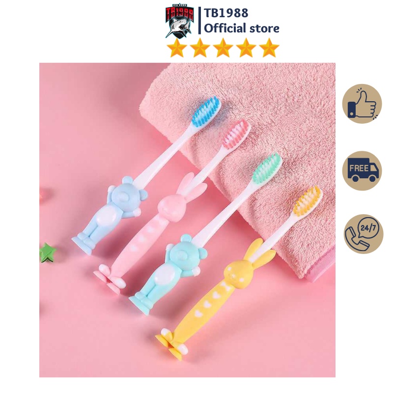 Set 4 bàn chải đánh răng trẻ em xuất nhật (sỉ lẻ siêu rẻ)