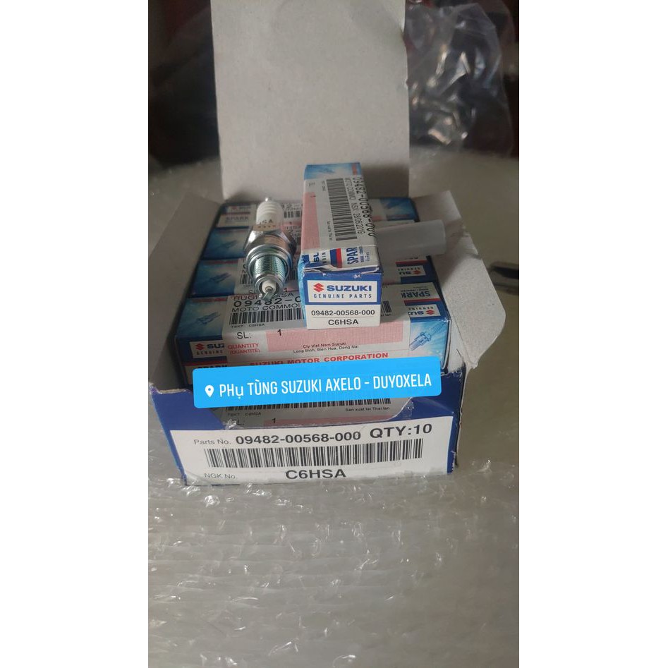 Bugi  zin chính hãng  Suzki Axelo - Xbike _ Viva _ Shogun - Revo ....