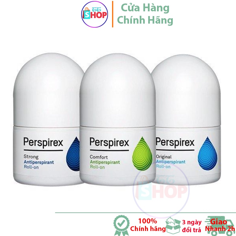 Lăn Khử Mùi Perspirex Cao Cấp giảm tiết mồ hôi cho mọi loại da 20ml ttshop