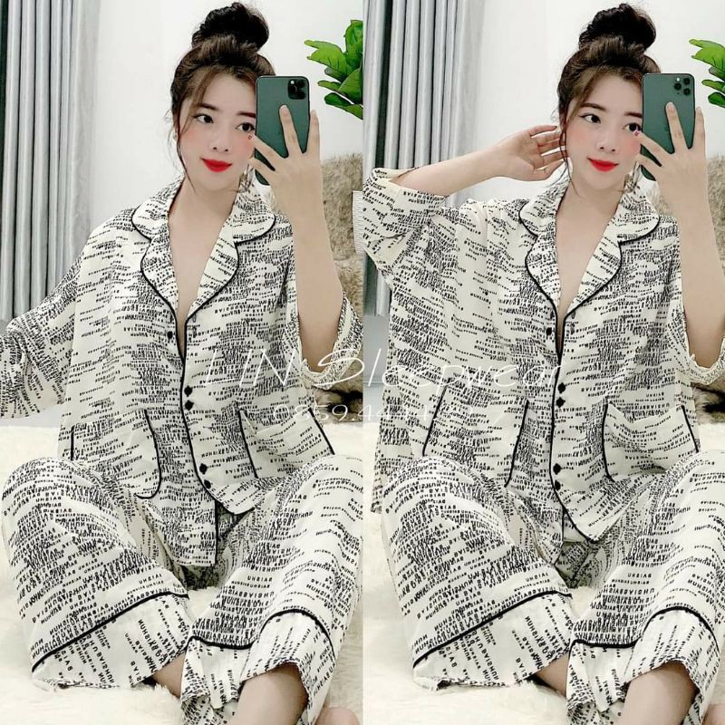 PIJAMA ĐỒ BỘ CAO CẤP CHẤT LỤA MAI NGÔ CỰC XỊN MẪU THIẾT KẾ ĐỘC QUYỀN - SHOP DƯƠNG XUÂN