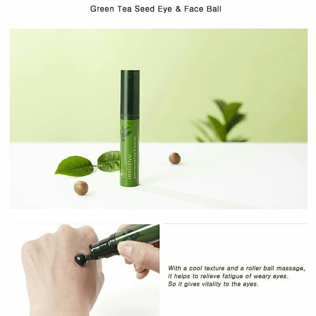 Lăn Dưỡng Mắt Innisfree Green Tea Seed Eye & Face Ball