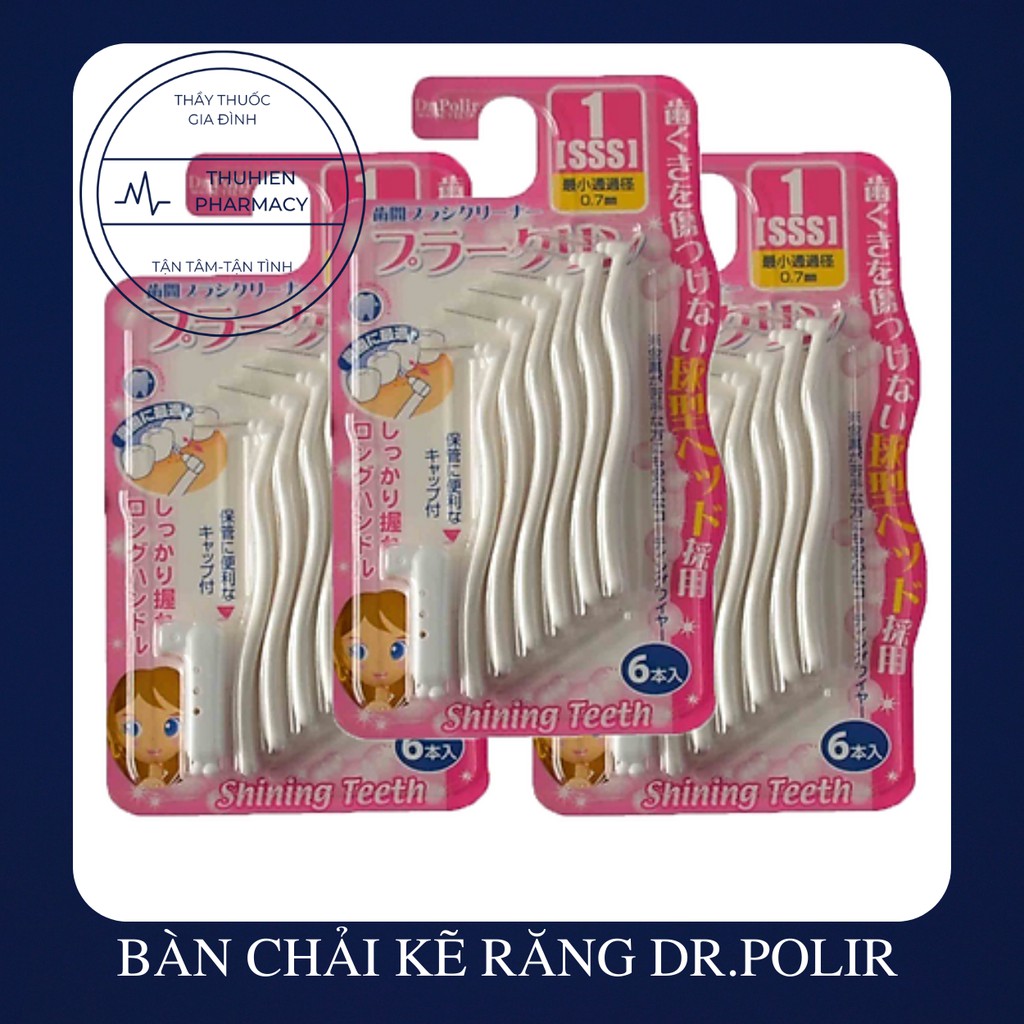 BÀN CHẢI KẼ RĂNG DR. POLIR (Dạng L)