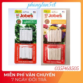 Vỉ 50 que phân tan chậm Jobes hàng Mỹ