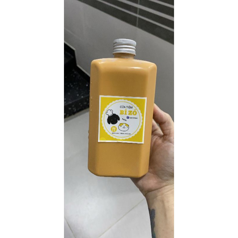 Combo 50 chai nhựa dẹp 500ml kèm nắp nhôm cao cấp