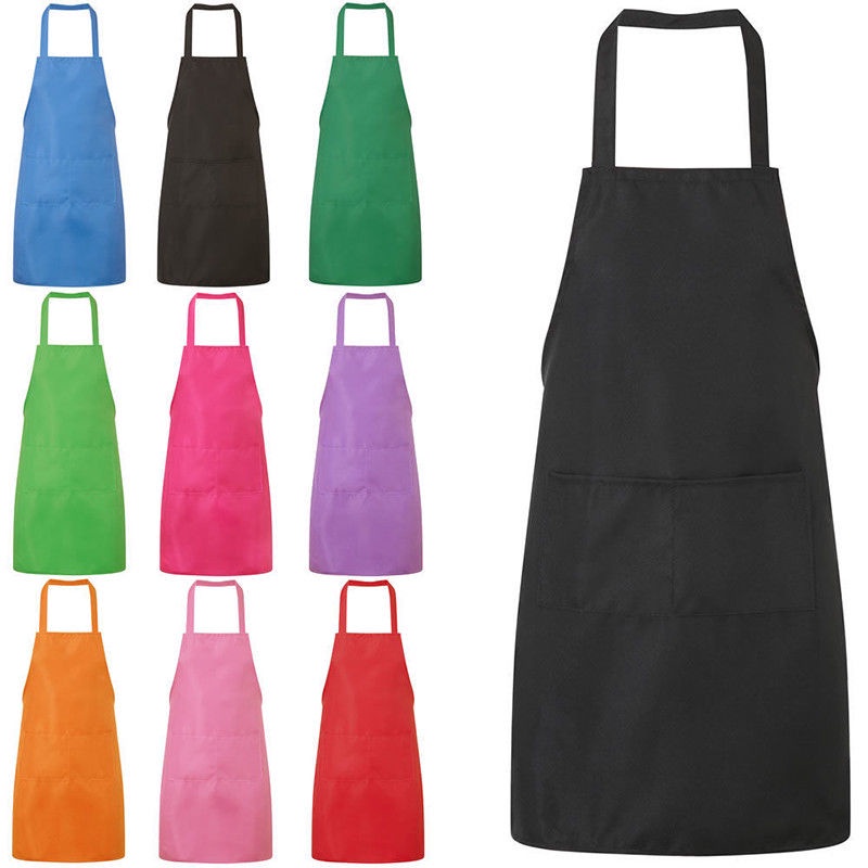 Colorful Cooking Baking Aprons Kitchen Apron Restaurant Aprons For Women Home Sleeveless Apron Kitchen Apron Solid Color Men Women Chef Cooking Classic Apron for Kitchen Restaurant BBQ Baking Painting Crafting Solid Color Oil-resistant FLOWERDANCE