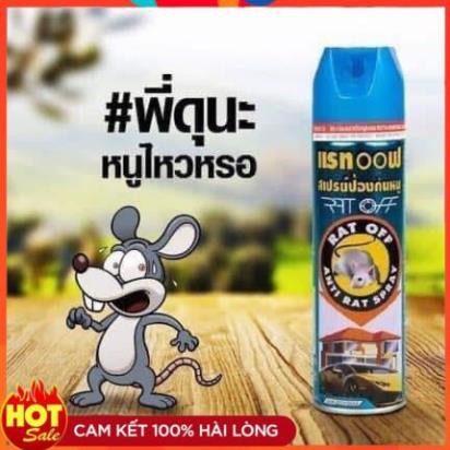 Chai Xịt Đuổi Chuột RAT OFF ANTI RAT SPRAY 200ml - Thái Lan