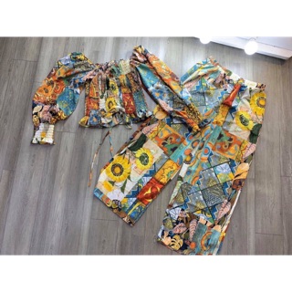 Combo 2 set + 1 áo yen kim