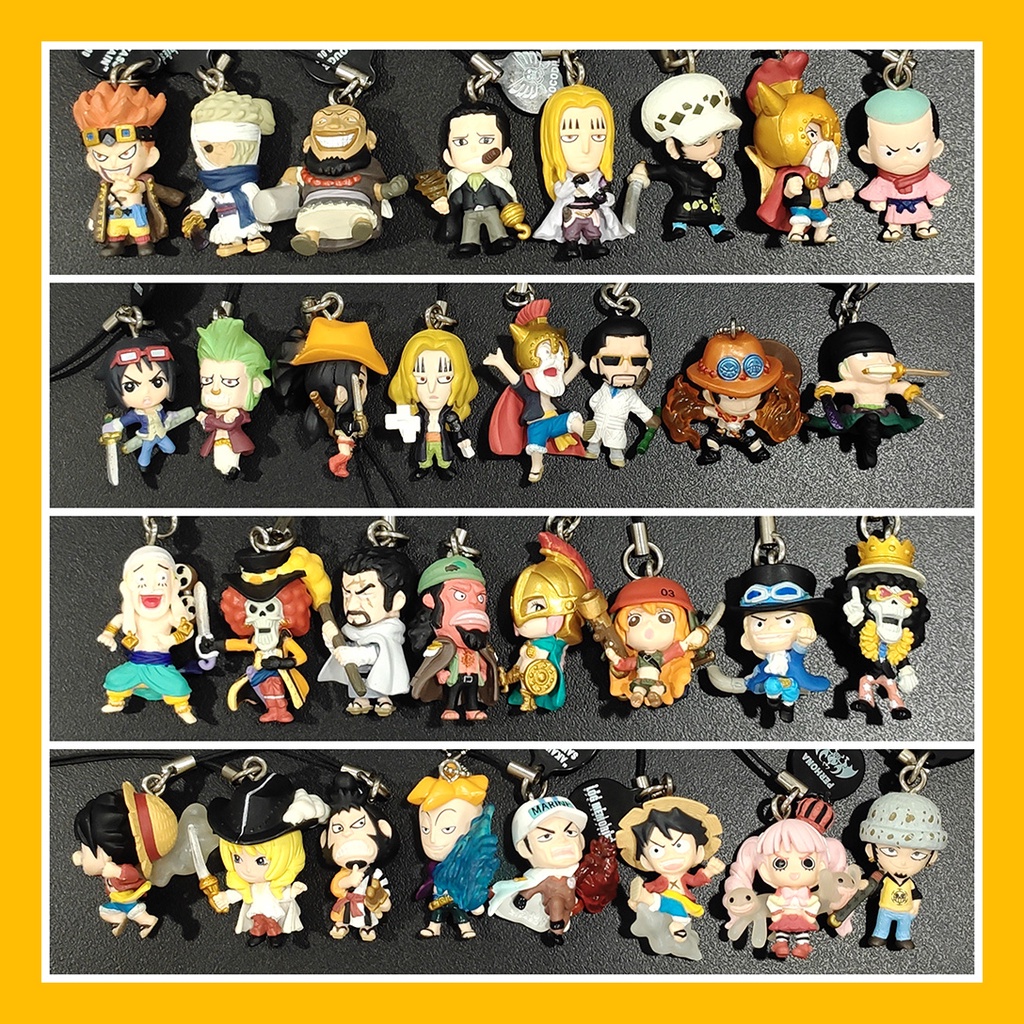 Móc khóa mô hình nhân vật figure One Piece hàng chính hãng Bandai