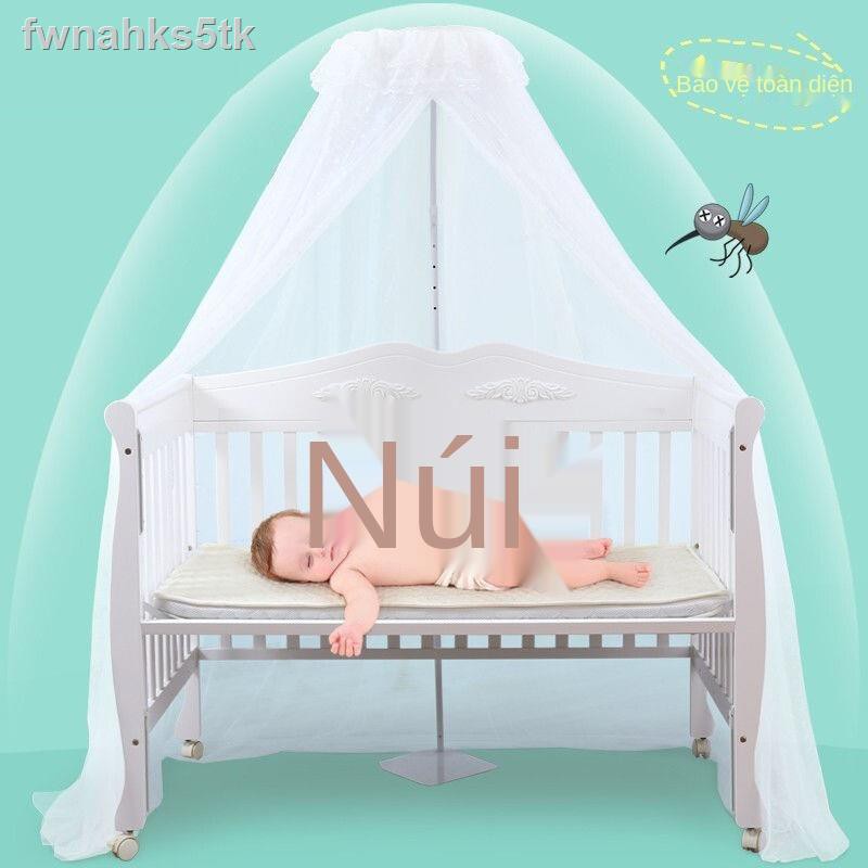 ஐ❖Mùng cho bé, mùng cho bé, mùng cho bé, mùng cho trẻ em, có thể nâng lên hạ xuống, khung cung, mùng sơ sinh xếp sàn, hè