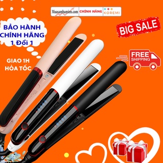 Máy làm tóc duỗi tóc, kẹp thẳng, ép tóc, uốn cúp làm tóc xoăn lọn đa năng 3in1 Koremi NA_8868 Bảo Hành 12 tháng