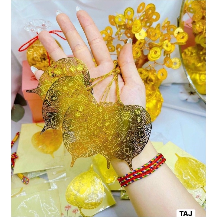 Lá bồ đề bằng đồng