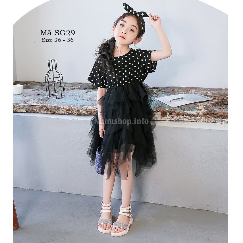 Sandal bé gái 3 - 12 tuổi Bohemieng gắn kim sa siêu sang SG29