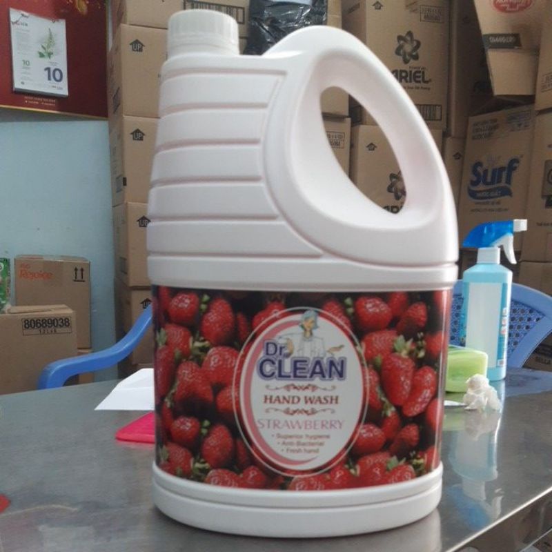 Nước Rửa Tay Dr Clean can 4l(Mẫu Mới)