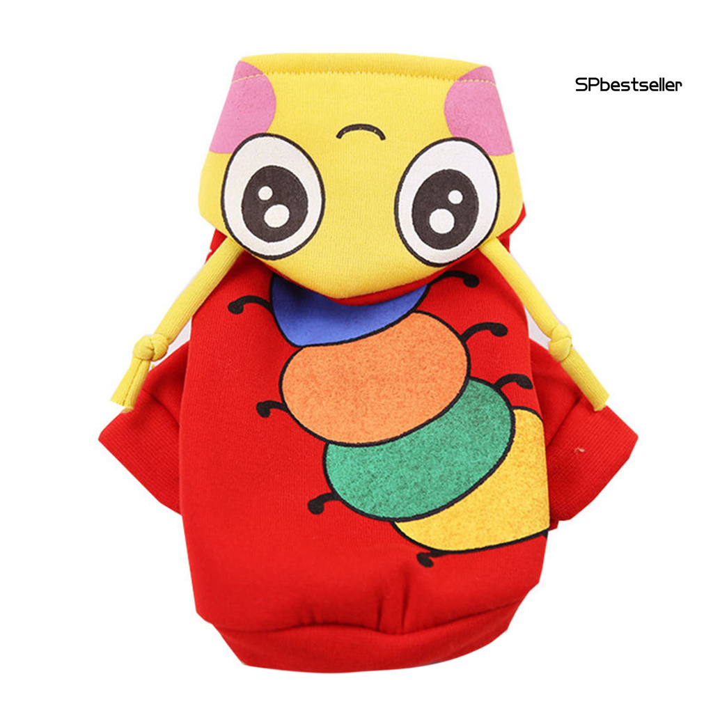 Áo Hoodie In Hoạt Hình Dễ Thương Thời Trang Thu Đông Cho Thú Cưng