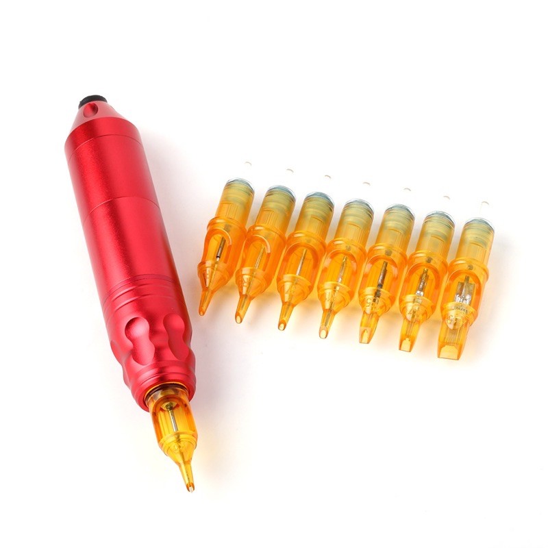 Hộp 20 kim xăm máy pen các loại RM/RL/M1 kim chuồn vàng