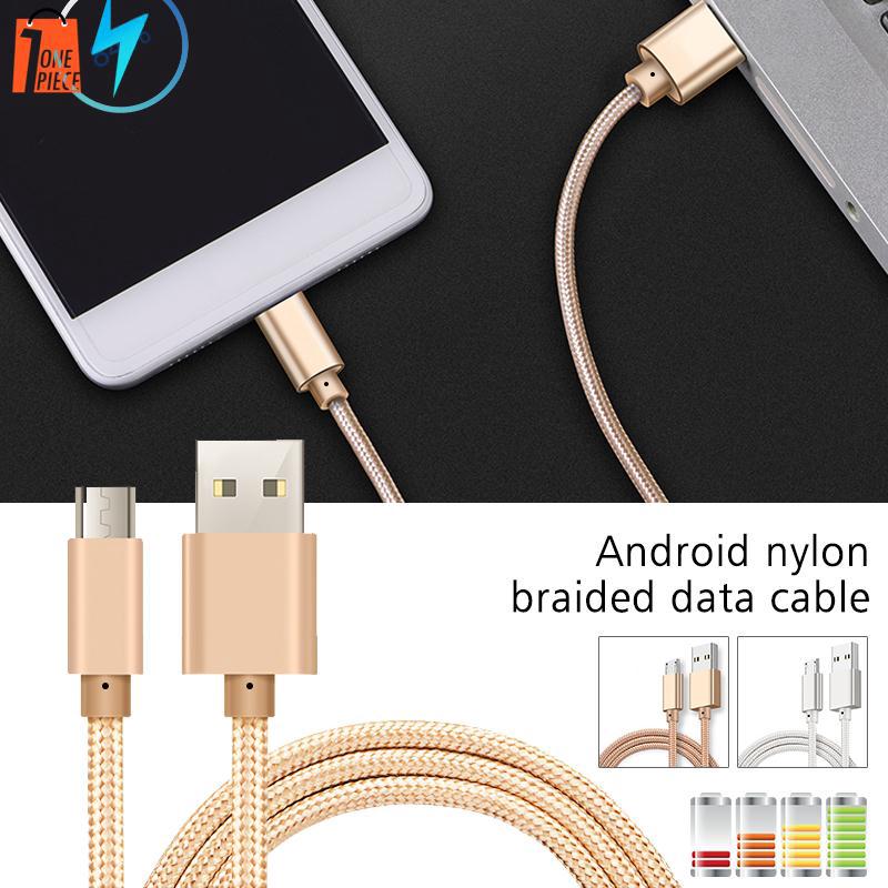 Dây cáp sạc nhanh 1m micro usb 2a 1m cho điện thoại android