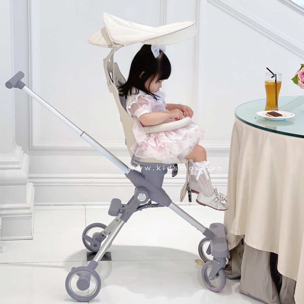 Xe đẩy gấp gọn 2 chiều du lịch Cooghi M1 cho bé 6-36 tháng siêu nhẹ có mái che cao cấp