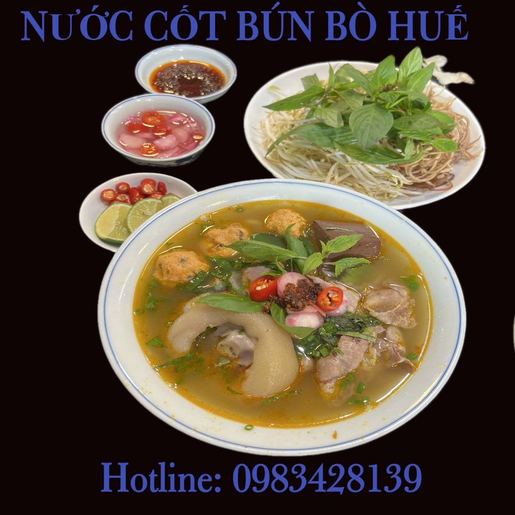 Nước cốt Bún Bò Huế HMFOODS