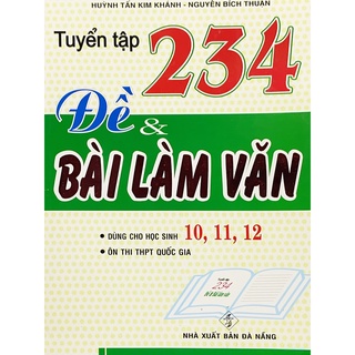 Sách - tuyển tập 234 đề và bài làm văn 10,11,12