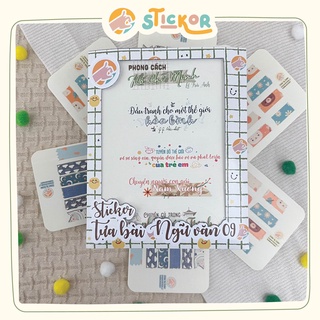 Sticker tựa bài Ngữ văn lớp 09