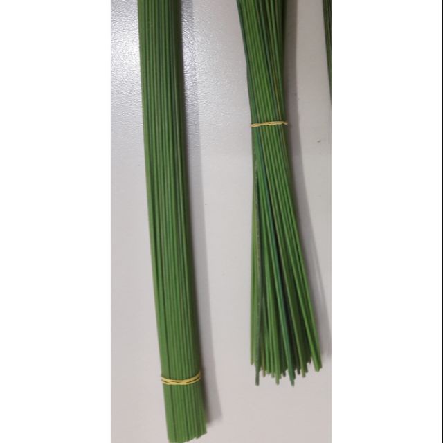 10 Cây kẽm bọc nhựa là thân hoa sáp, hoa giấy 40cm