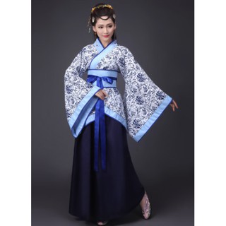 Hán Phục thời Đường, buộc eo, tay rộng - HF14