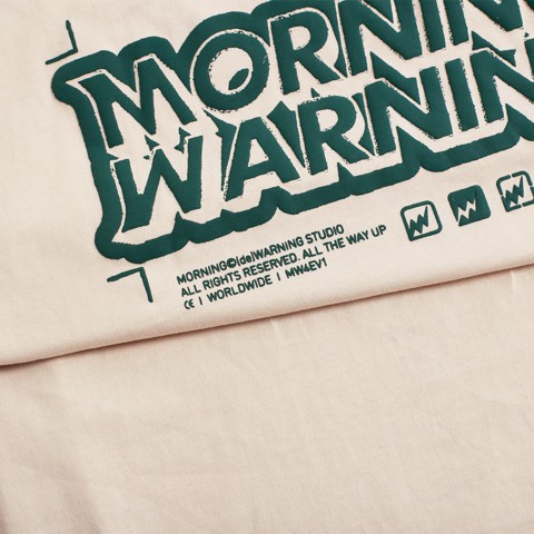 Áo thun Sketch Logo - Cream