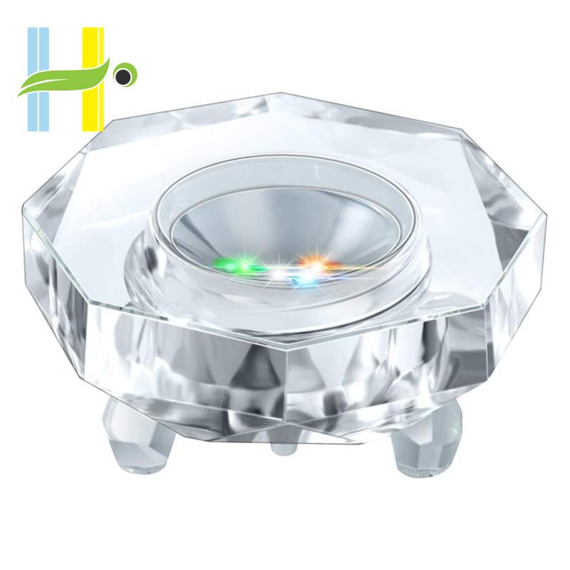Đế Đèn LED Pha Lê Nhiều Màu Kèm Giá Đỡ Dùng Trưng Bày