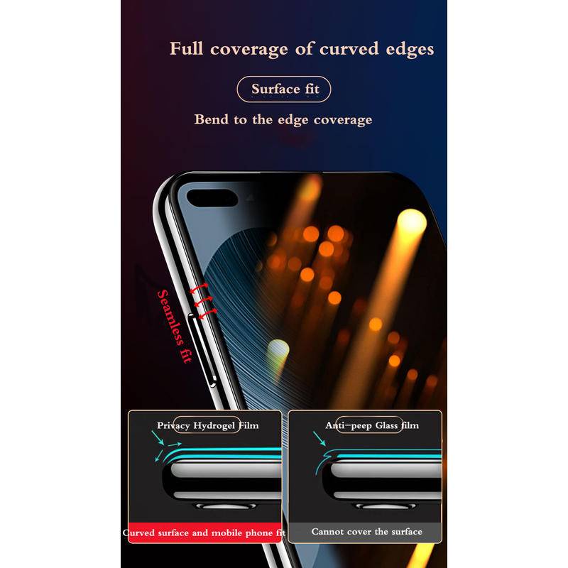Kính Cường Lực Hydrogel Mềm Chống Nhìn Trộm Cho Xiaomi Mi 12 11 10 CC9 9 Pro 11 10 Lite Mi 12X 11 Ultra 10S CC9E 9SE