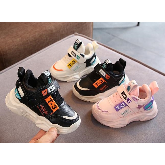 Giày thể thao, sneaker cho bé 1-6 tuổi ulzzang T3 hàng Quảng Châu cao cấp