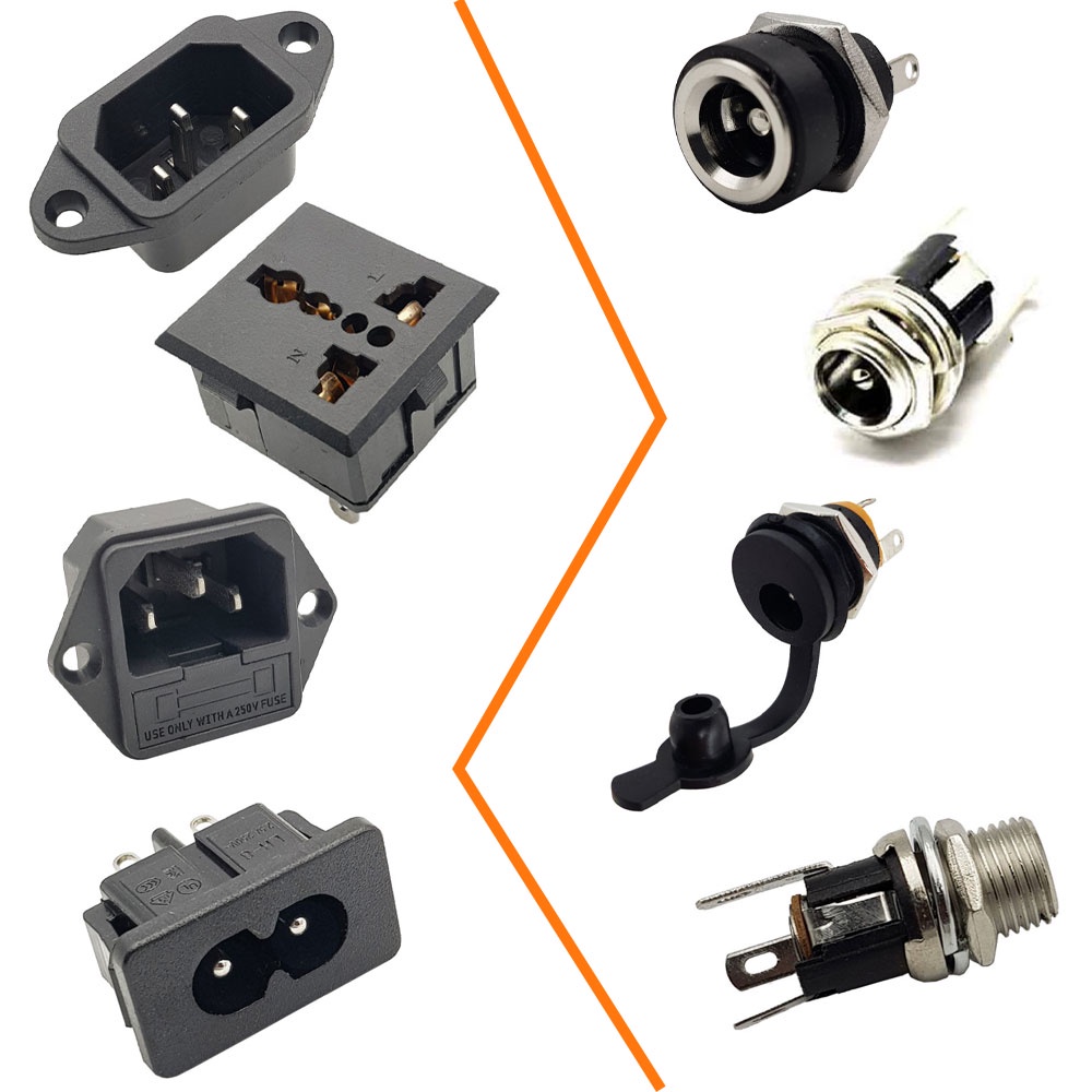 Ổ cắm điện AC | Jack cắm ổ cắm DC