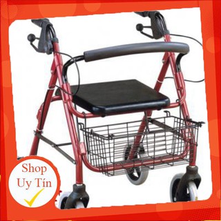 Khung tập đi, xe đẩy 4 bánh, có phanh tay, giỏ đựng, ghế ngồi Lucass W14- (W-14, W 14)