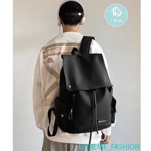Balo Unisex Ulzzang Chống Nước Đựng Laptop da PU, cỡ lớn cool ngầu Cá Tính, Cặp Đi Học, Đi Chơi, Du Lịch