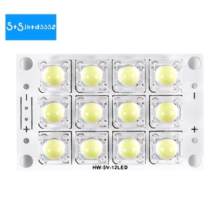 Mới Bảng Đèn Led Dc 3v 5v 12 Bóng Siêu Sáng
