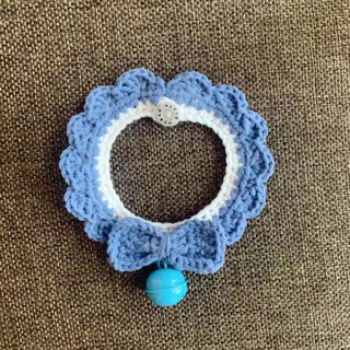 vòng cổ len handmade có lục lạc