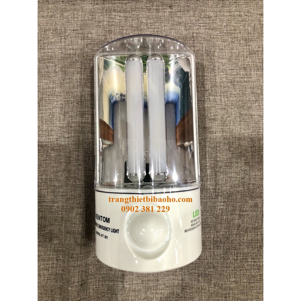 Đèn sạc khẩn cấp Kentom KT-301 - hình thật