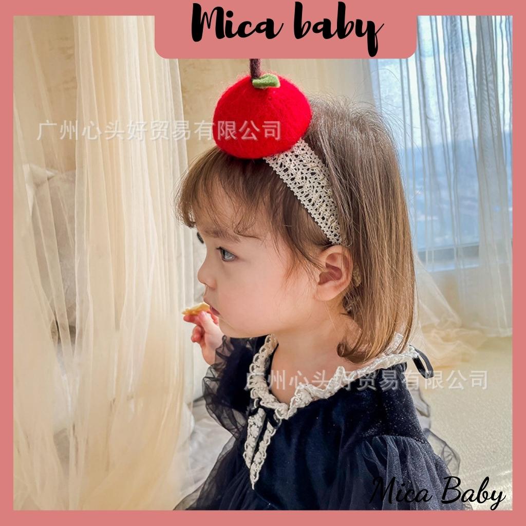 Băng đô turban hình hoa quả đáng yêu cho bé Mica baby BD35