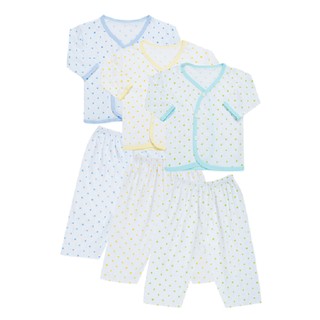 (4-12kg) Combo 3 bộ cài xéo chấm bi Nanio (s1-5)