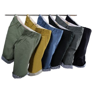 Quần Short Kaki Nam cao cấp Pigofashion PSK1101 màu ghi chú (tặng vớ)