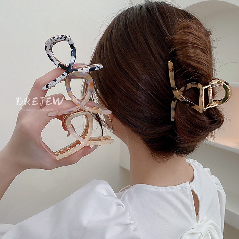 Kẹp Tóc Kim Loại Kiểu Dáng Thời Trang Phong Cách Hàn Quốc