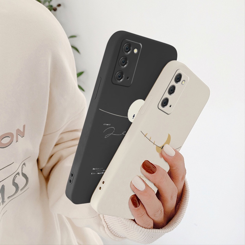 Ốp Điện Thoại Mềm Chống Sốc Hình Vuông Cho Samsung Galaxy Note 20 Ultra 10 Plus 9