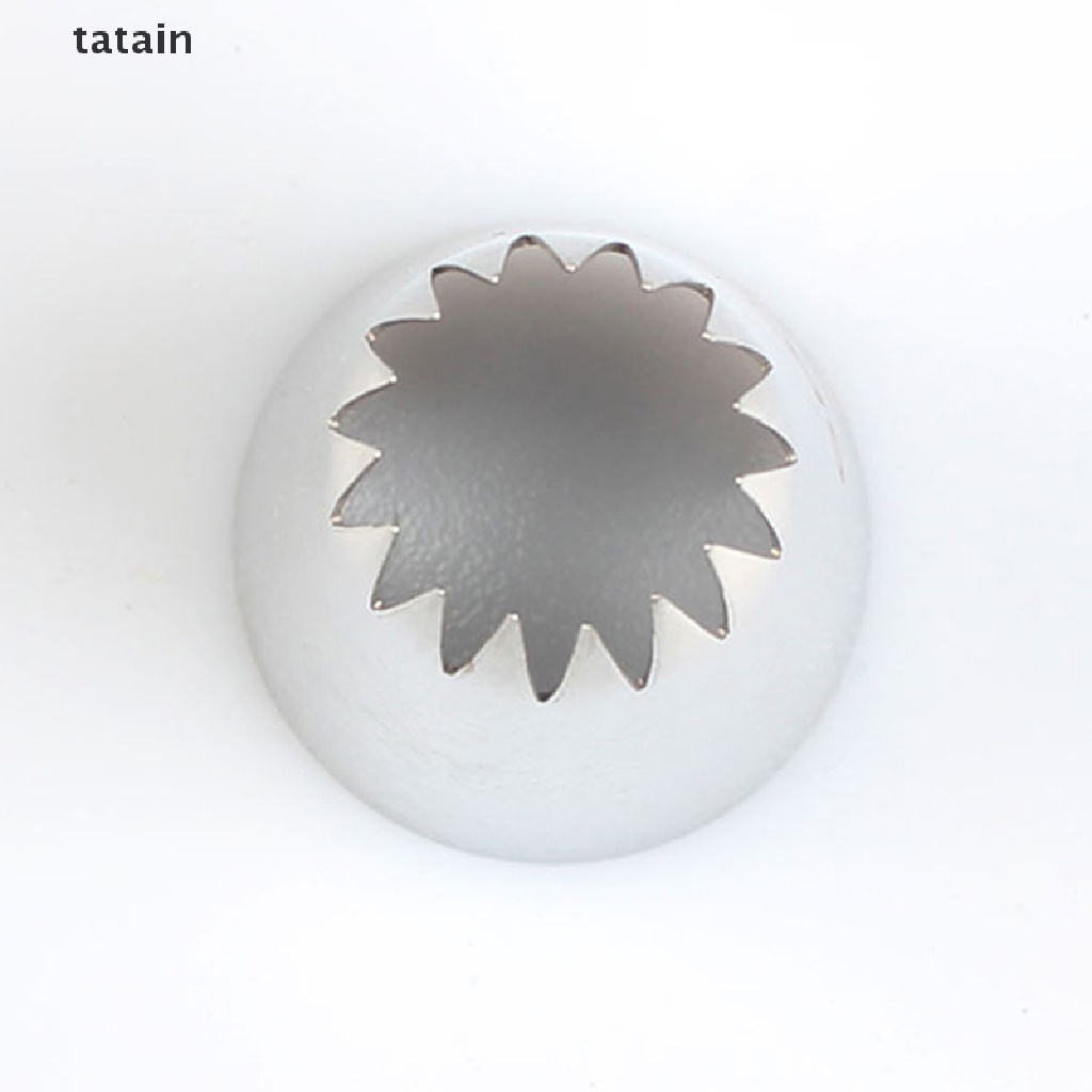 [TAT] 6B Stainless Steel Icing Nozzle Decor Tip Cake Baking Pastry Decor CVX
