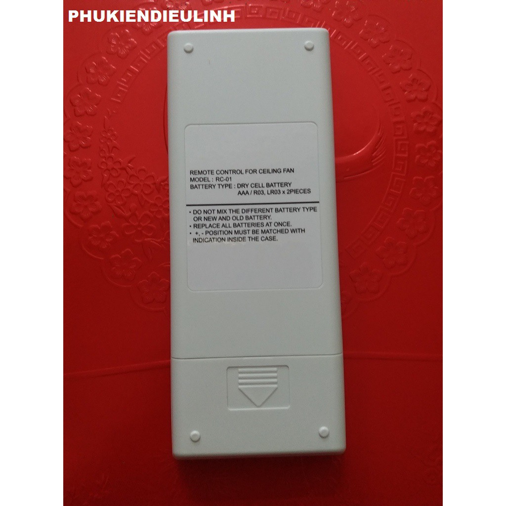 ĐIỀU KHIỂN QUẠT TRẦN MITSUBISHI RC-01 CHÍNH HÃNG