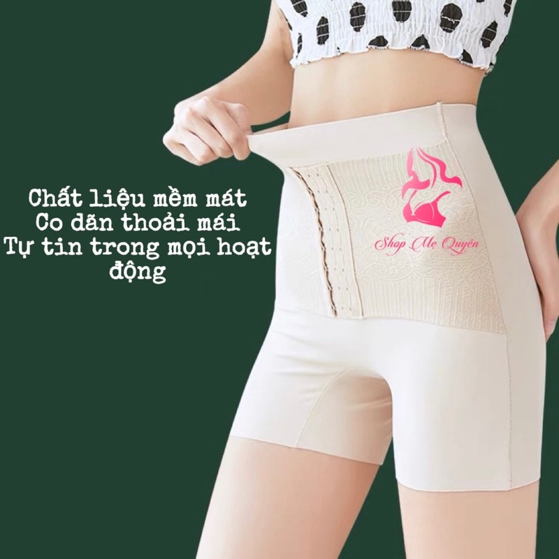 Quần gen bụng mặc váy cài trước chống cuộn , quần gen định hình nâng mông giảm eo cao cấp