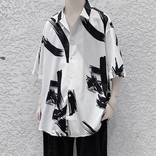 (A138) Áo sơ mi họa tiết basic 3 màu style Hàn Quốc