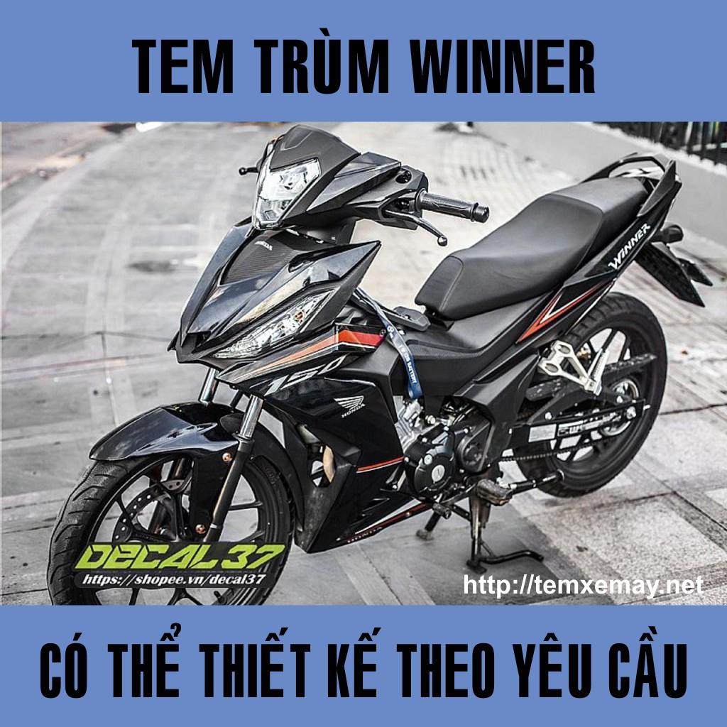  Tem Trùm Winner Đen Cam Đẹp 