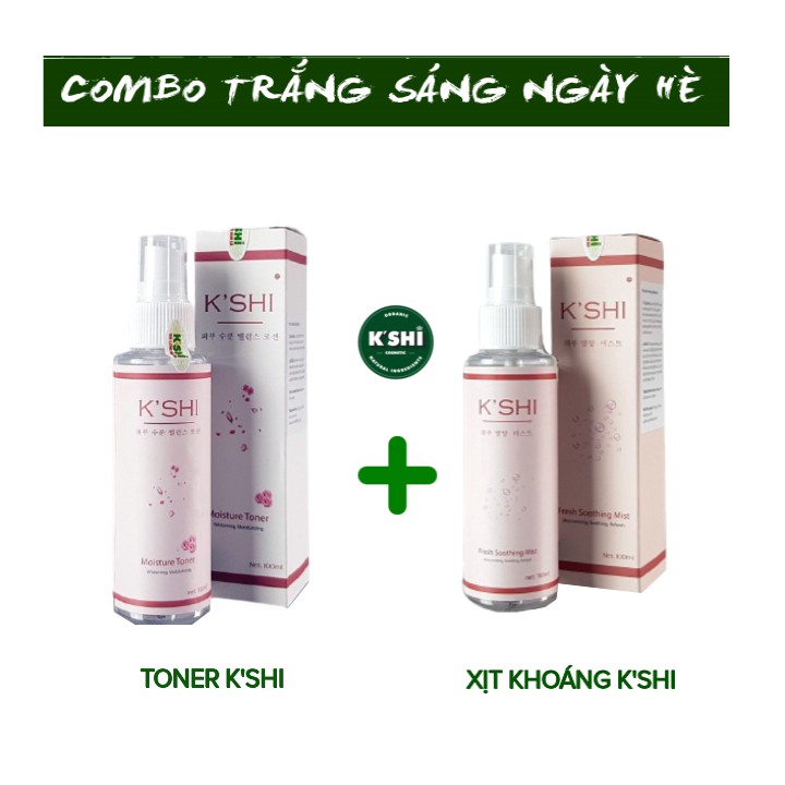 [COMBO KM] Xịt hoáng Và Toner, Cấp Ẩm Tức Thì Sạch Sâu Cân Bằng Độ Ẩm, Giữ Lớp Trang Điểm 100ml