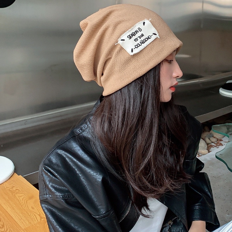 Mũ nữ chùm đầu mã K33 dành cho bạn nữ bạn nam mùa đông ấm áp mũ đôi